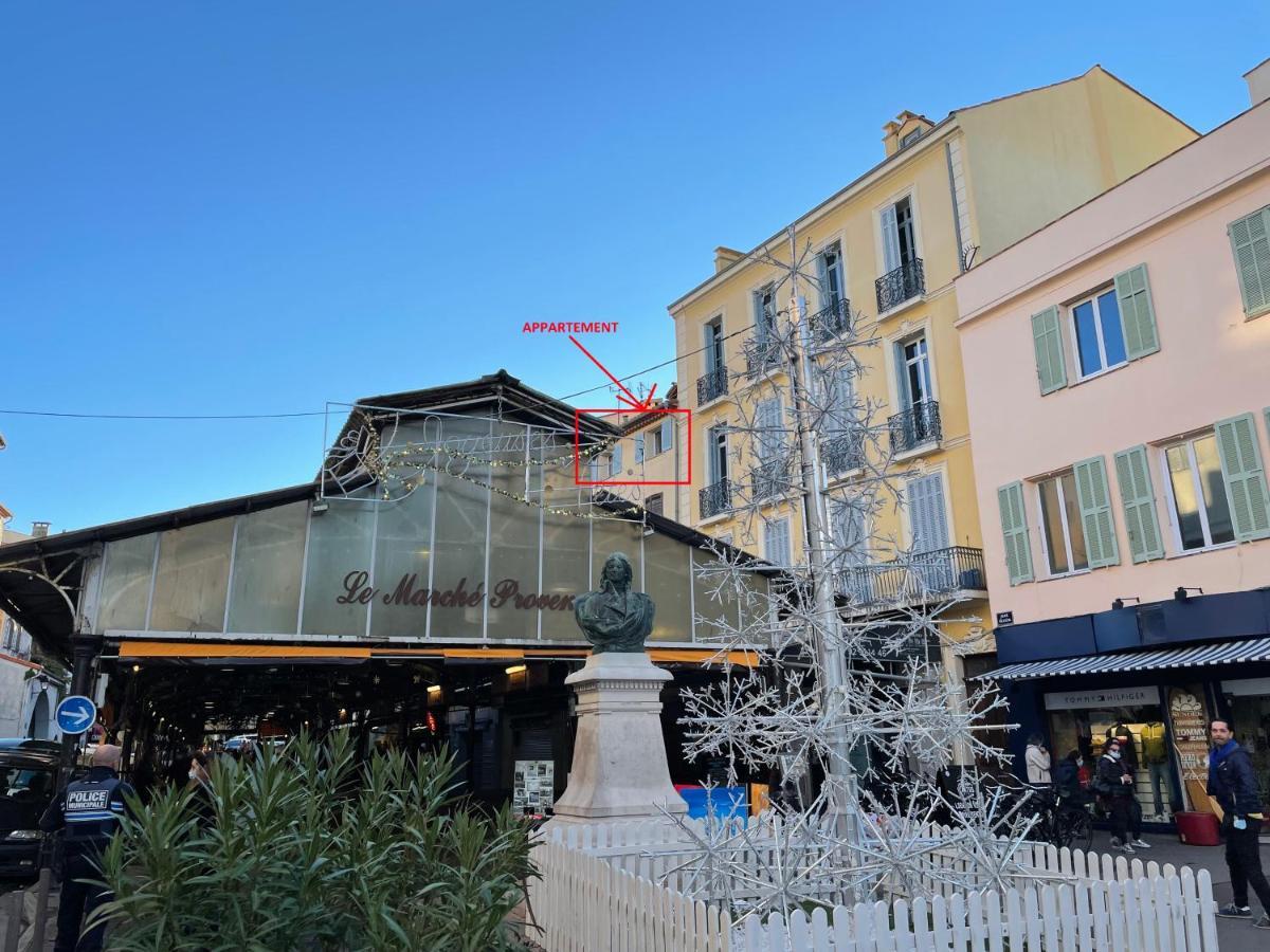 Nice Renting - Massena - Loft - Heart Of Vieil Antibes - The Market With Sea View מראה חיצוני תמונה